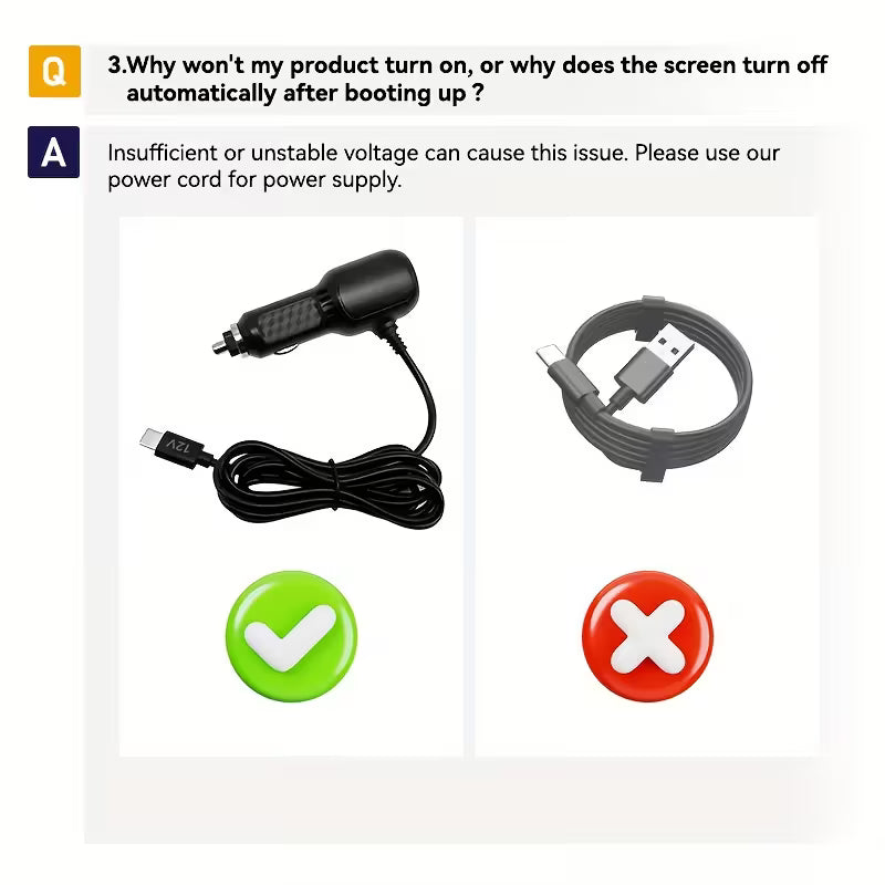 VENBES 10.26" Carplay Android Auto Universal Car Multimedia Video Player with HD Touch Screen, Rear View Camera & Wireless - 12V Car Plug, Wireless, Line-in Auxiliary, Without Battery, Car Video Player, Vehicle Entertainment, Modern Car Accessory