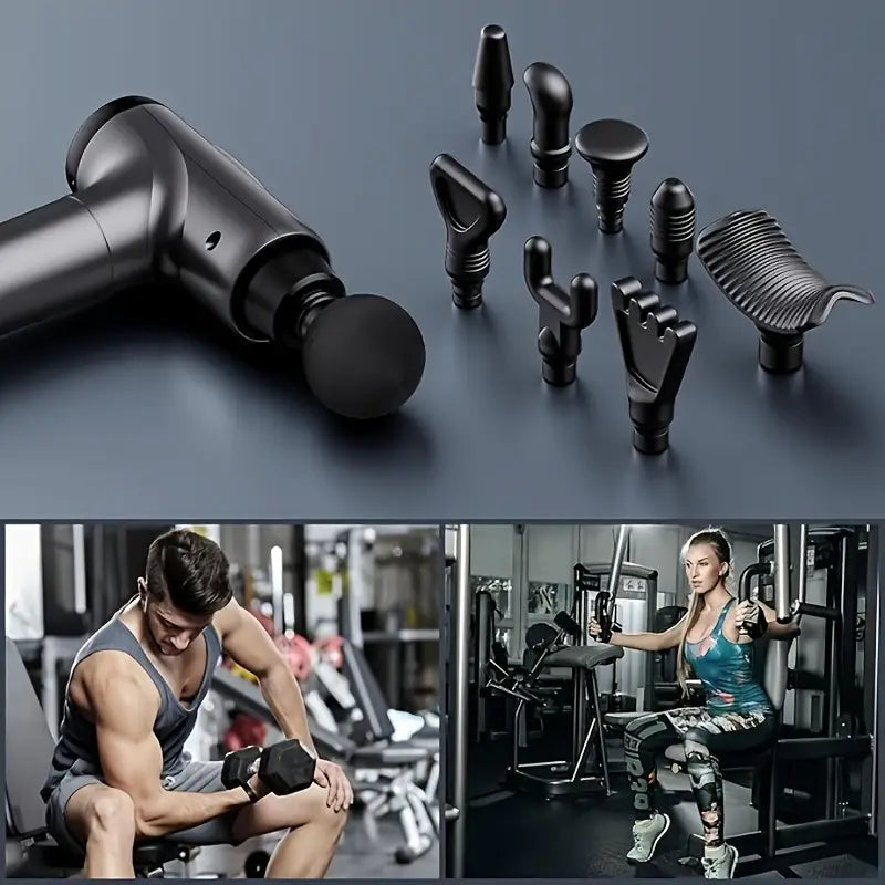Massage Gun for Full Body And Back Arm Massage, Deep Tissue Massage Gun, Handheld Electric Muscle Massager, Suitable for Sports And Fitness