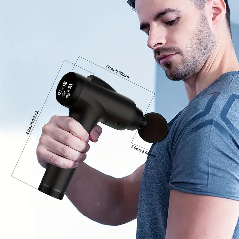 Massage Gun for Full Body And Back Arm Massage, Deep Tissue Massage Gun, Handheld Electric Muscle Massager, Suitable for Sports And Fitness