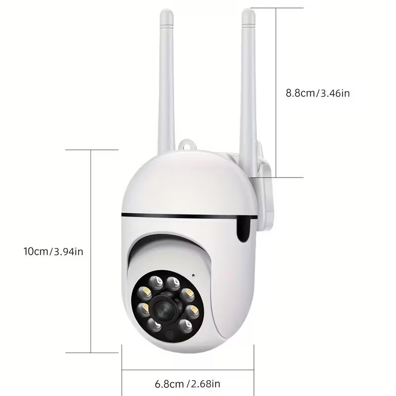 1pc Camera with Full Color Night Vision Wireless WIFI 1080P Full HD Indoor/Outdoor Camera 2-Way Audio